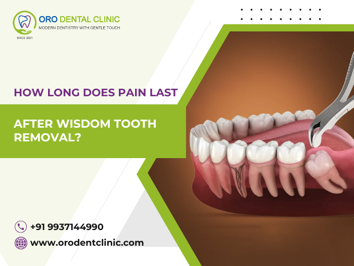 How long does pain last after wisdom tooth removal?